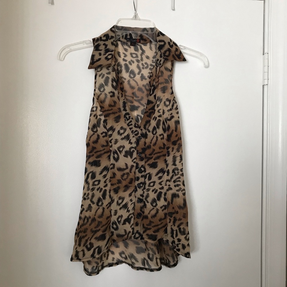 G by Guess Print Blouse